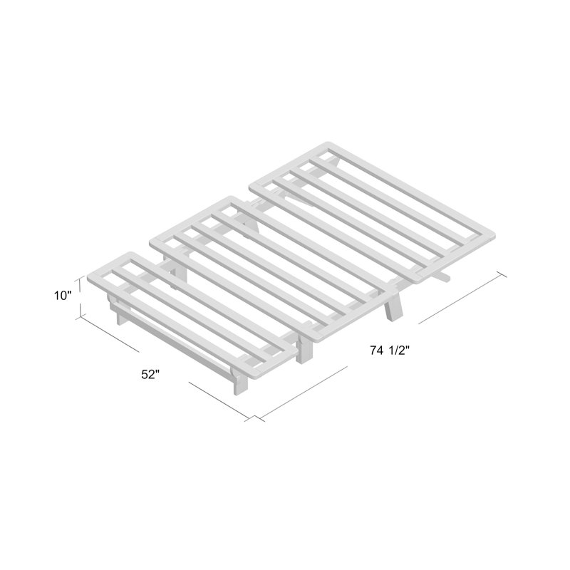 Lounger futon frame red barrel studio discount